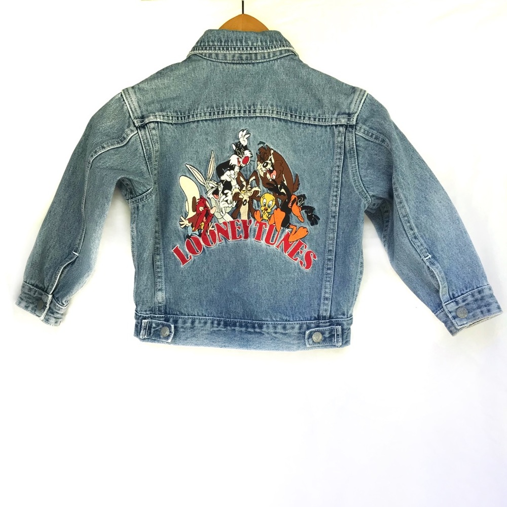 Looney Tunes Warner Brother Denim Jean Jacket Kids